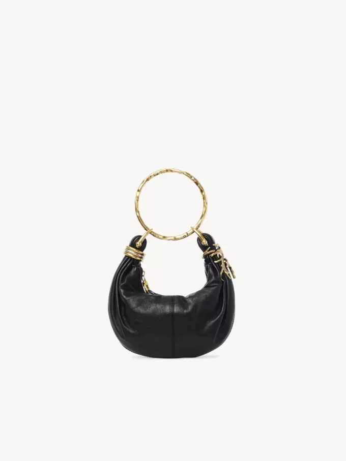 Bolso Mini Pulsera Hobo en piel granulada Bolso Mini Pulsera Hobo en piel granulada