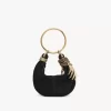 Bolso Mini Pulsera Hobo en piel serraje