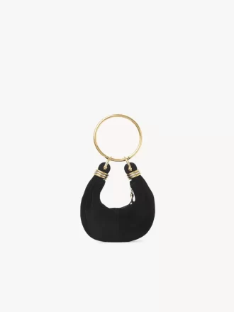 Bolso Mini Pulsera Hobo en piel serraje