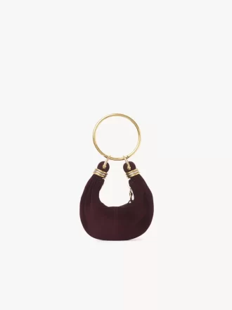 Bolso Mini Pulsera Hobo en piel serraje