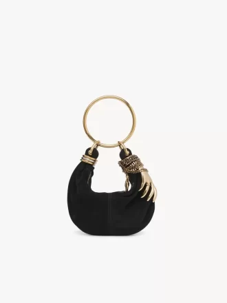 Bolso Mini Pulsera Hobo en piel serraje