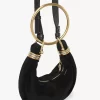 Bolso Mini Pulsera Hobo en piel serraje