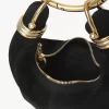 Bolso Mini Pulsera Hobo en piel serraje