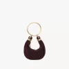 Bolso Mini Pulsera Hobo en piel serraje