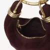 Bolso Mini Pulsera Hobo en piel serraje