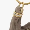Bolso Mini Pulsera Hobo en piel serraje