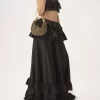 Bolso Mini Pulsera Hobo en piel serraje