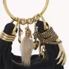 Bolso Mini Pulsera Hobo en piel serraje