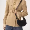 Bolso Mini Pulsera Hobo en piel serraje
