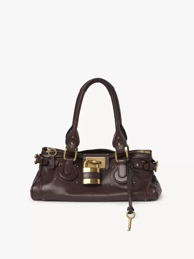 Bolso Paddington en piel granulada Bolso Paddington en piel granulada