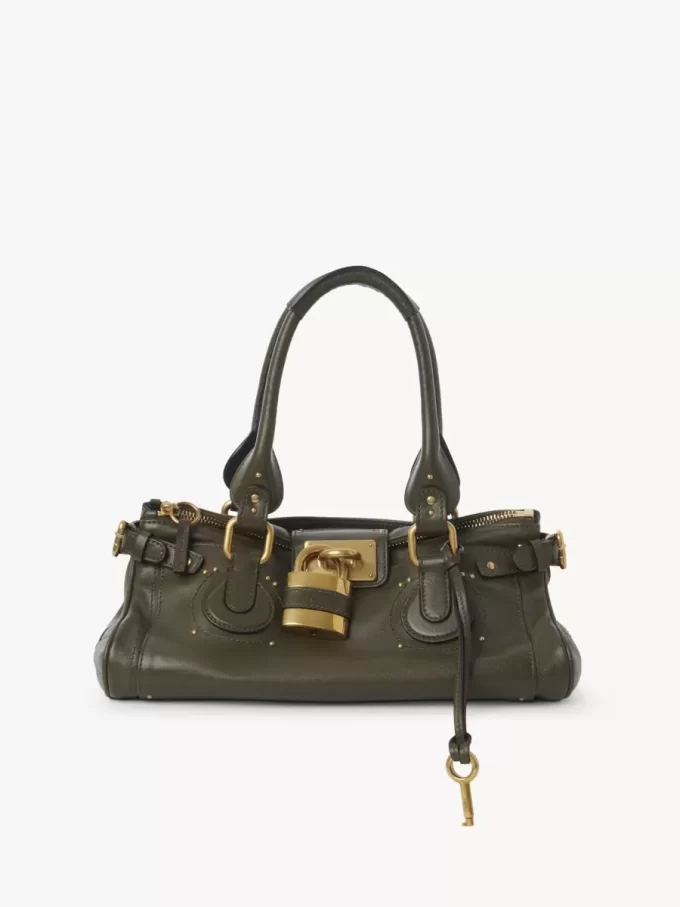Bolso Paddington en piel granulada Bolso Paddington en piel granulada
