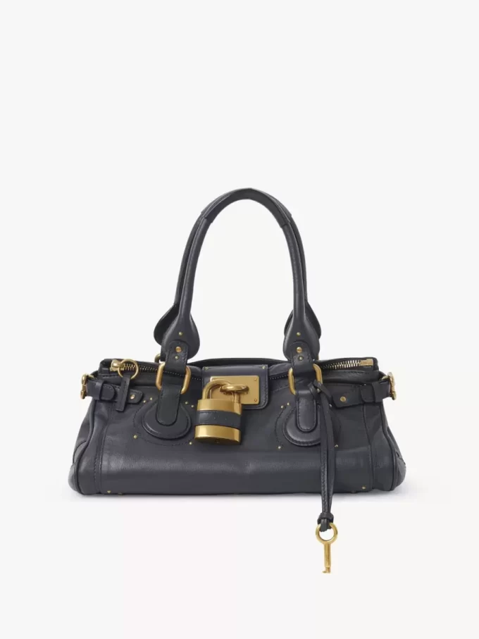 Bolso Paddington en piel granulada Bolso Paddington en piel granulada