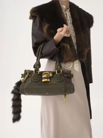 Bolso Paddington en piel granulada
