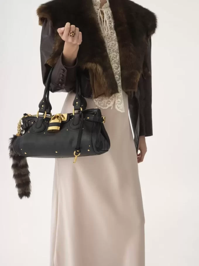Bolso Paddington en piel granulada