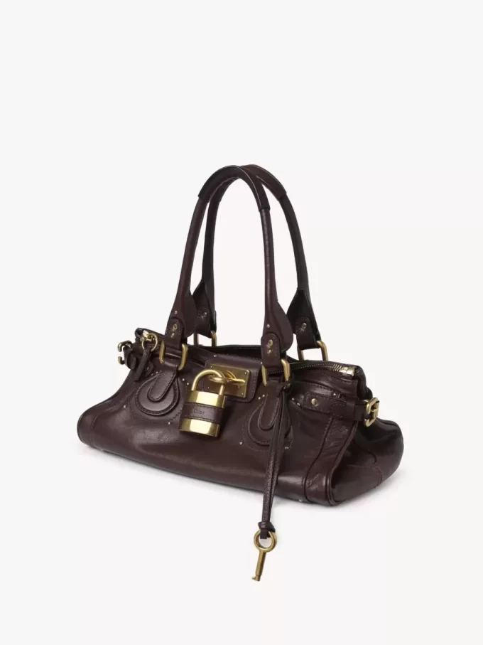Bolso Paddington en piel granulada Bolso Paddington en piel granulada