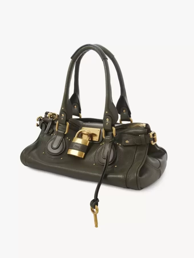 Bolso Paddington en piel granulada Bolso Paddington en piel granulada