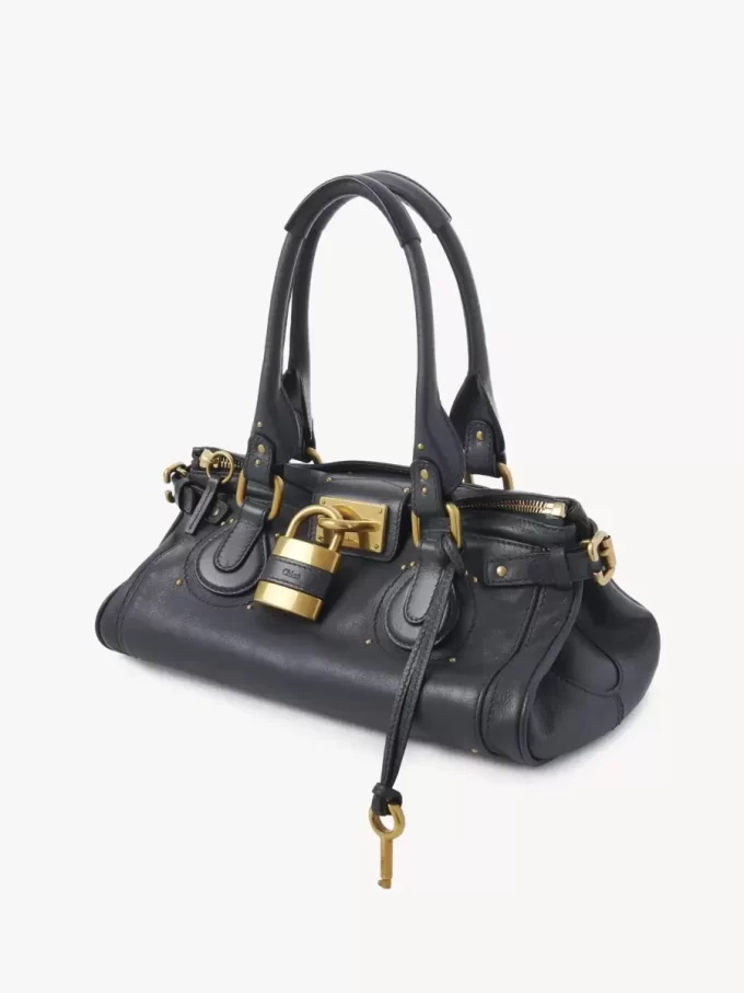 Bolso Paddington en piel granulada Bolso Paddington en piel granulada