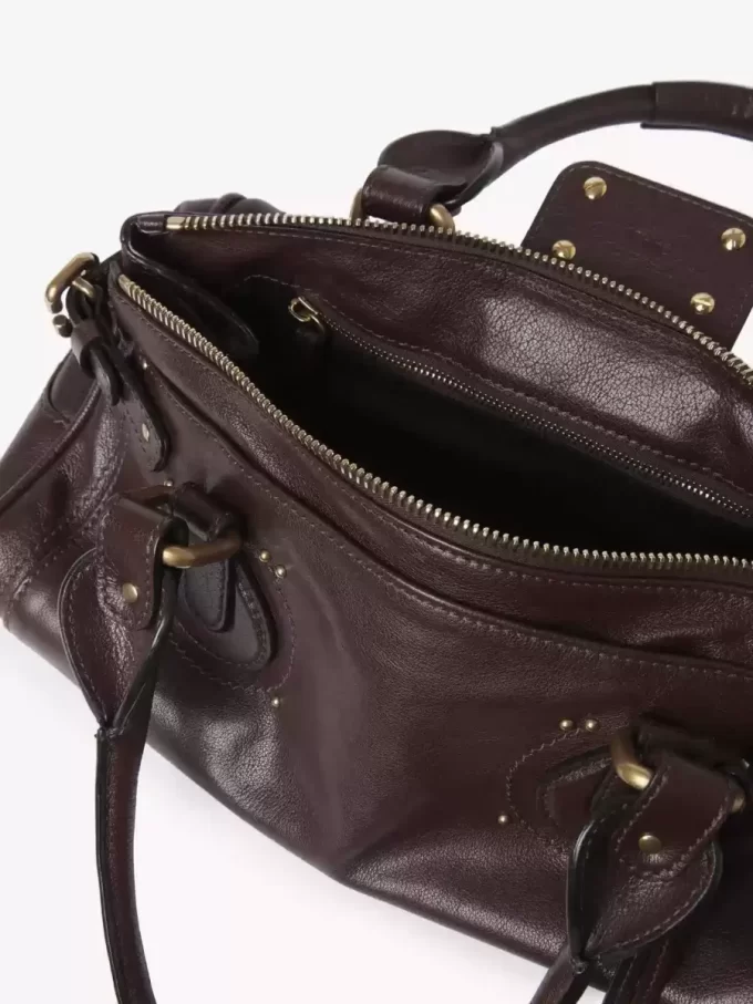 Bolso Paddington en piel granulada Bolso Paddington en piel granulada