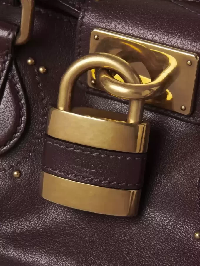 Bolso Paddington en piel granulada Bolso Paddington en piel granulada