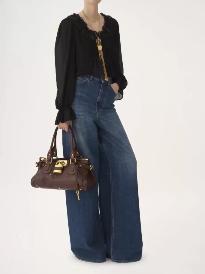 Bolso Paddington en piel granulada Bolso Paddington en piel granulada