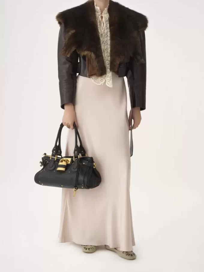 Bolso Paddington en piel granulada
