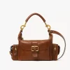 Bolso para cámara en piel brillante