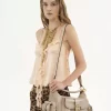 Bolso para cámara en piel brillante