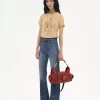 Bolso para cámara en piel brillante