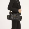 Bolso para cámara en piel brillante