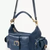 Bolso para cámara en piel brillante