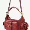 Bolso para cámara en piel brillante
