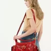 Bolso para cámara en piel brillante