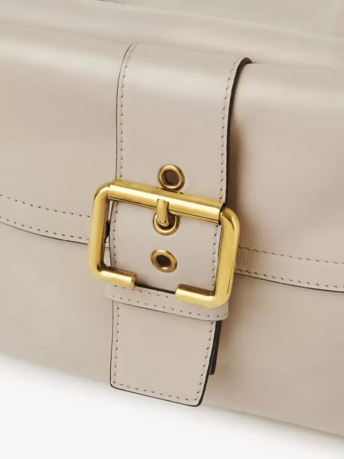 Bolso para cámara en piel brillante