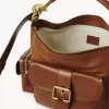 Bolso para cámara en piel brillante