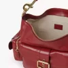 Bolso para cámara en piel brillante