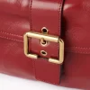Bolso para cámara en piel brillante