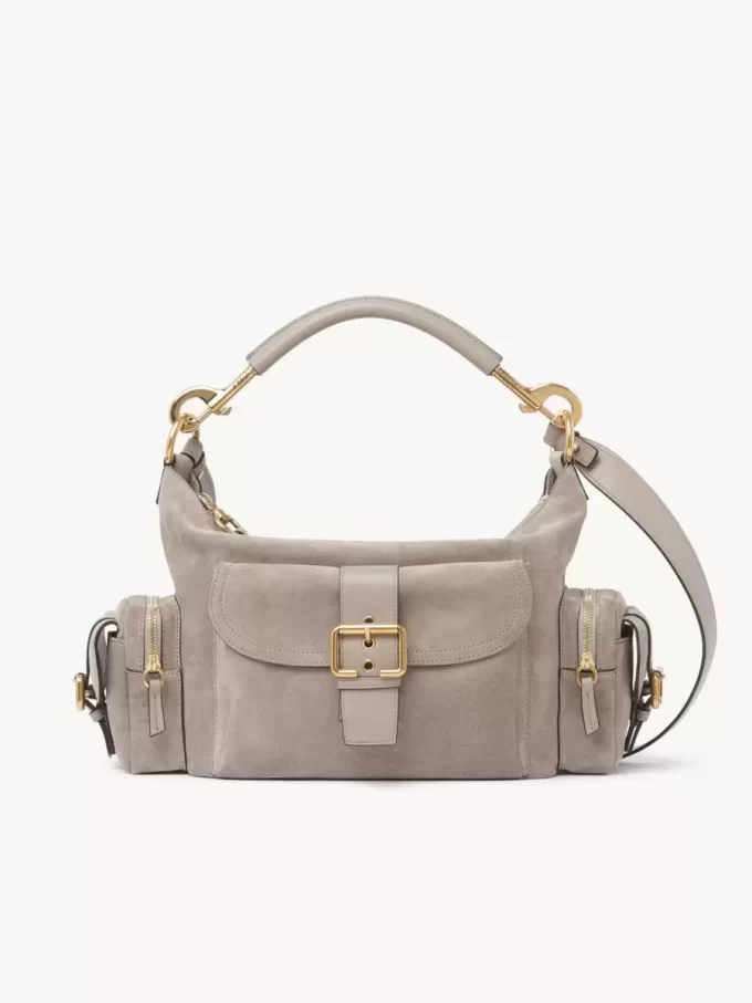 Bolso para cámara en piel de ante Bolso para cámara en piel de ante