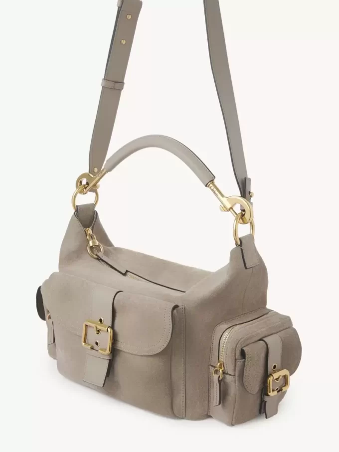 Bolso para cámara en piel de ante Bolso para cámara en piel de ante