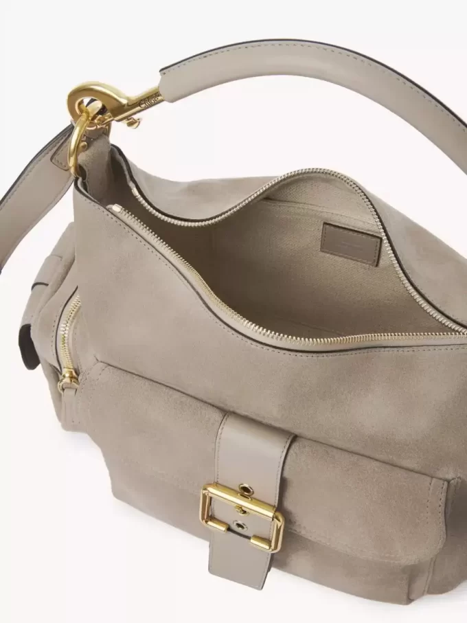 Bolso para cámara en piel de ante Bolso para cámara en piel de ante