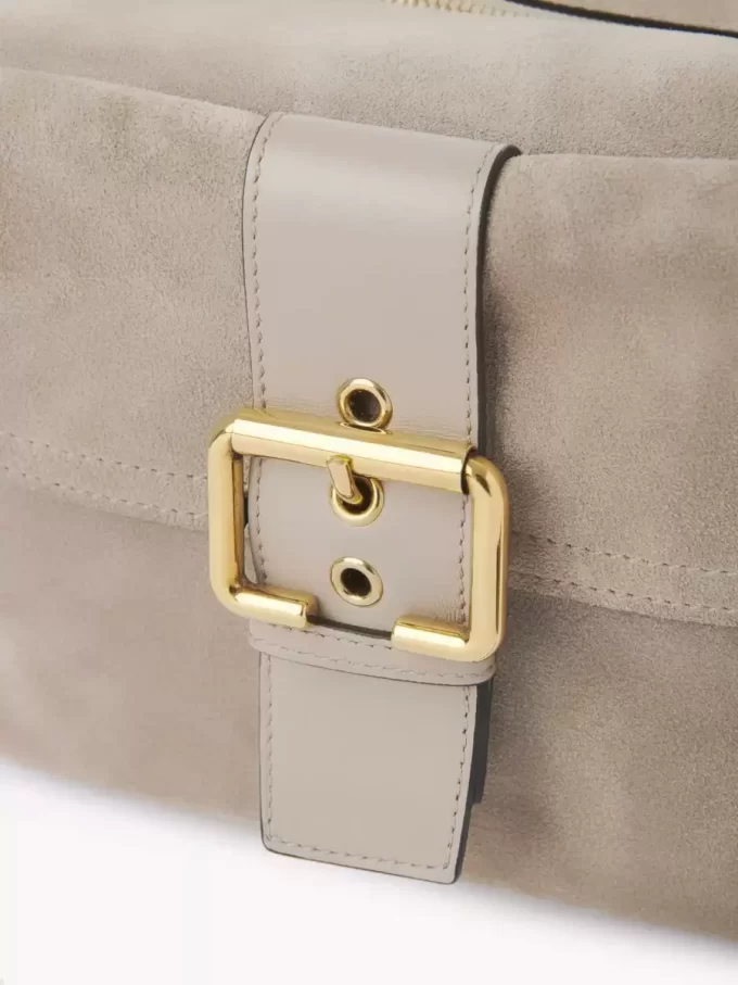 Bolso para cámara en piel de ante Bolso para cámara en piel de ante