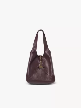 Bolso pequeño Chloé Balloon en piel granulada