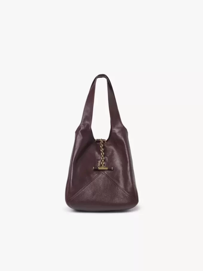 Bolso pequeño Chloé Balloon en piel granulada