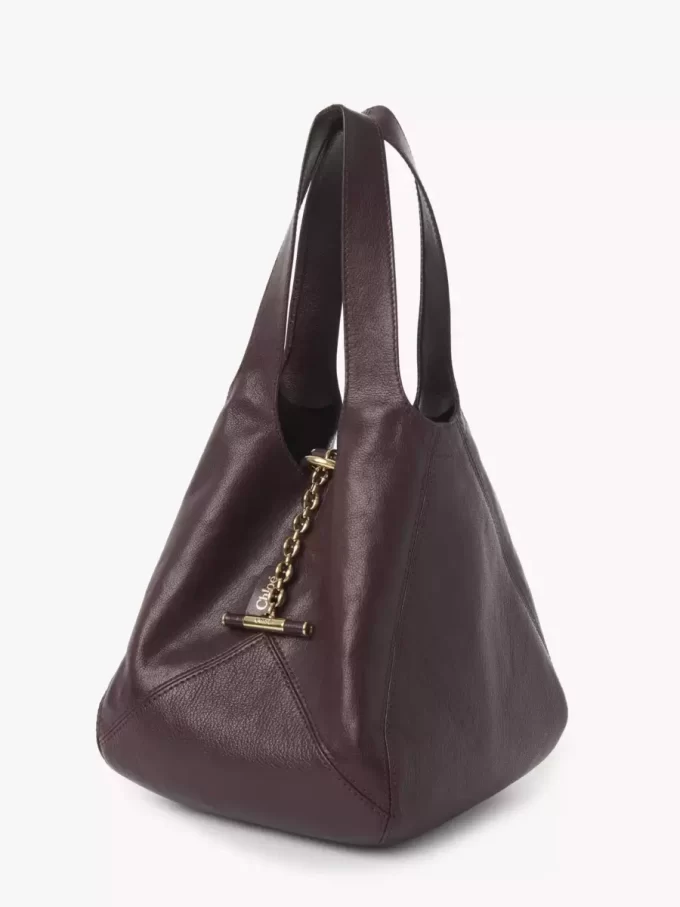 Bolso pequeño Chloé Balloon en piel granulada