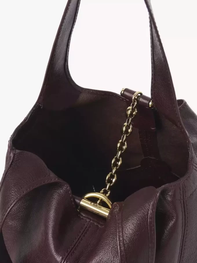 Bolso pequeño Chloé Balloon en piel granulada