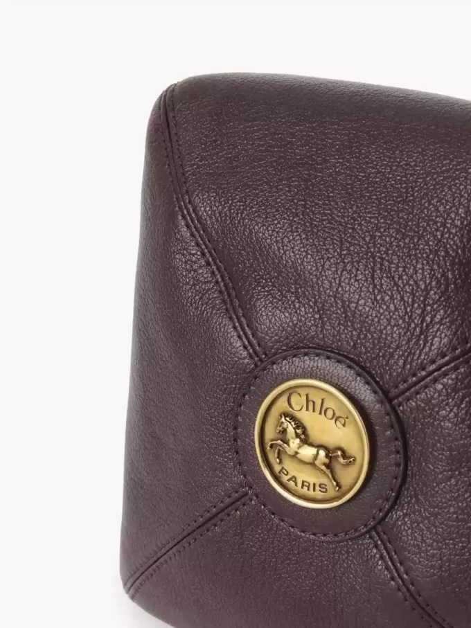 Bolso pequeño Chloé Balloon en piel granulada