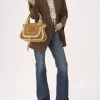Bolso pequeño Marcie en ante y borrego
