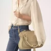 Bolso pequeño Marcie en fibras efecto rafia