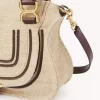 Bolso pequeño Marcie en fibras efecto rafia