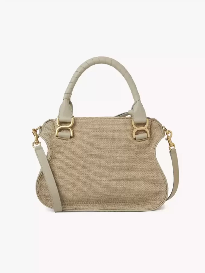 Bolso pequeño Marcie en fibras efecto rafia