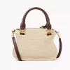 Bolso pequeño Marcie en fibras efecto rafia